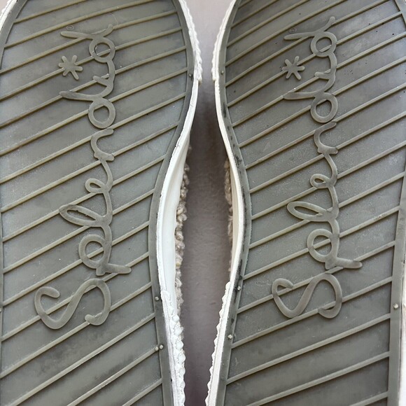 Splendid Tulia Tan Beiege Faux Fur Slip On Sneaker Shoes Women’s Size 8 M - Picture 11 of 16